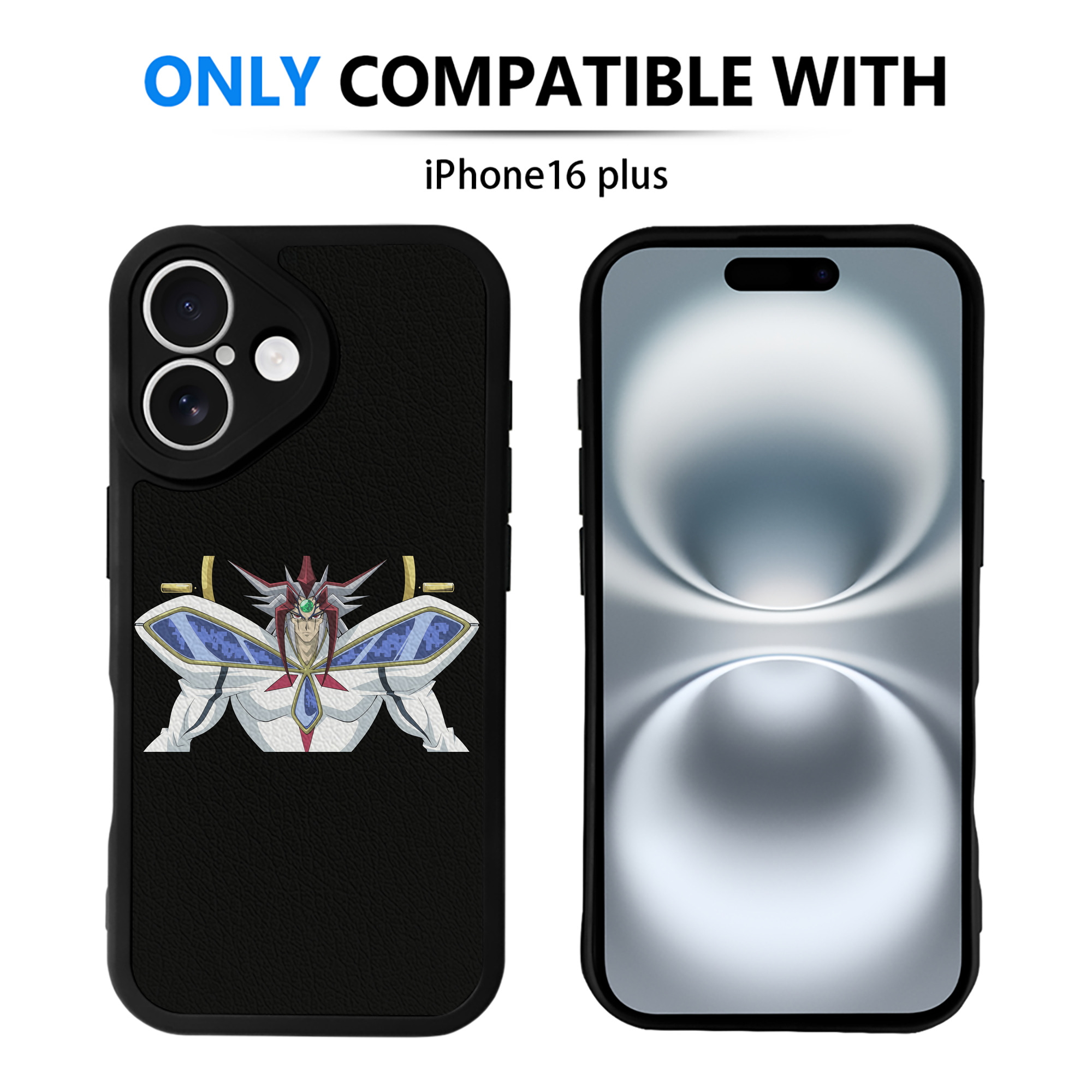 遊☆戯☆王 Yu-Gi-Oh! 【iPhone 16シリーズ対応】シリコンスマホケース（レザー調） 材質：シリコン